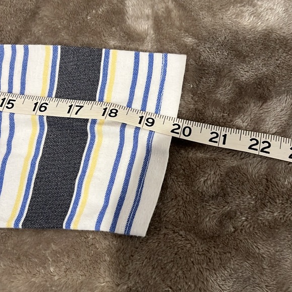 Talbots, stripped tunic with 3/4 sleeve. Like New. Large - Picture 10 of 10